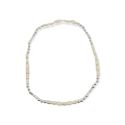 BRACELET S/S & PEARL STRETCH