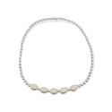 BRACELET S/S & PEARL STRETCH