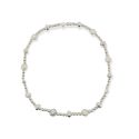 BRACELET S/S & PEARL STRETCH
