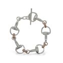 BRACELET S/S & RGP HORSE BIT