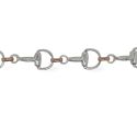 BRACELET S/S & RGP HORSE BIT