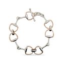 BRACELET S/S & RGP SNAFFLE BIT