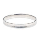 BANGLE S/S 8mm SOLID H/MADE