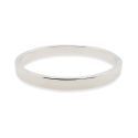 BANGLE S/S HINGED FLAT OVAL