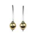 EARRINGS S/S & 10mm BRS BALL