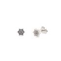 EARRINGS S/S & CZ STUDS SMALL