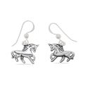EARRINGS S/S UNICORN DROPS