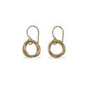 EARRINGS S/S & YGP  CIRCLES