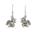 EARRINGS S/S CUTE UNICORN DROP