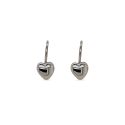 EARRINGS S/S FIXED HOOK HEART