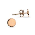 EARRINGS S/S RGP CIRCLE STUDS