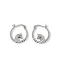 HOOPS S/S & CZ UNICORN