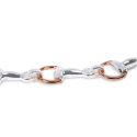 NECKLACE S/S & RGP HEAVY BIT