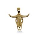 PENDANTS/S & YGP STEER SKULL