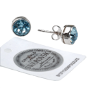 S/S SWAR CYRSTAL STUDS AQ