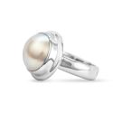 RING S/S H/MADE MABE PEARL 7