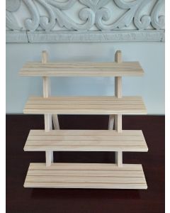 WOODEN TIERED DISPLAY STANDS