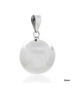 PENDANT S/S 24mm CHIME BALL