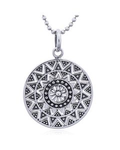 PENDANT S/S MANDALA