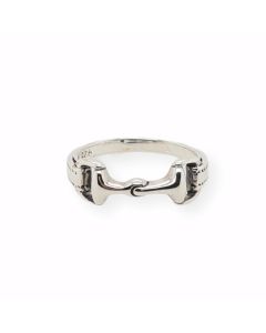 RING S/S DBL HORSE BIT BAND -6